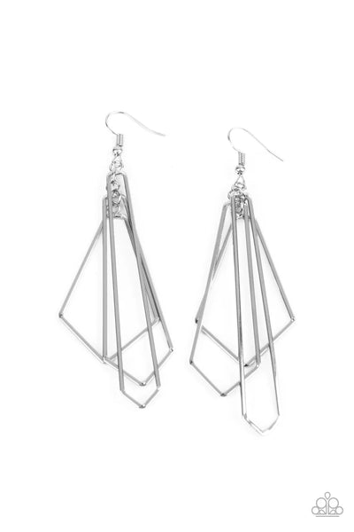 Shape Shifting Shimmer Silver Earring