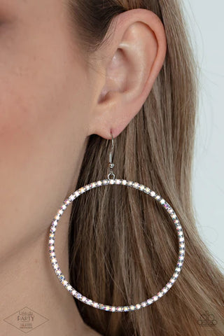 Paparazzi Wide Curves Ahead - Multi Earrings